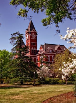 Samford Hall at Auburn University in Alabama.