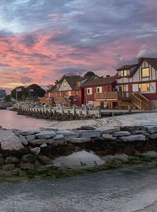 New Hampshire coastal village and shoreline, representing TMC’s contract therapy services across the state.