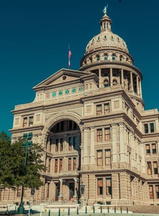 Texas State Capitol in Austin, representing TMC’s contract therapy services across the state.