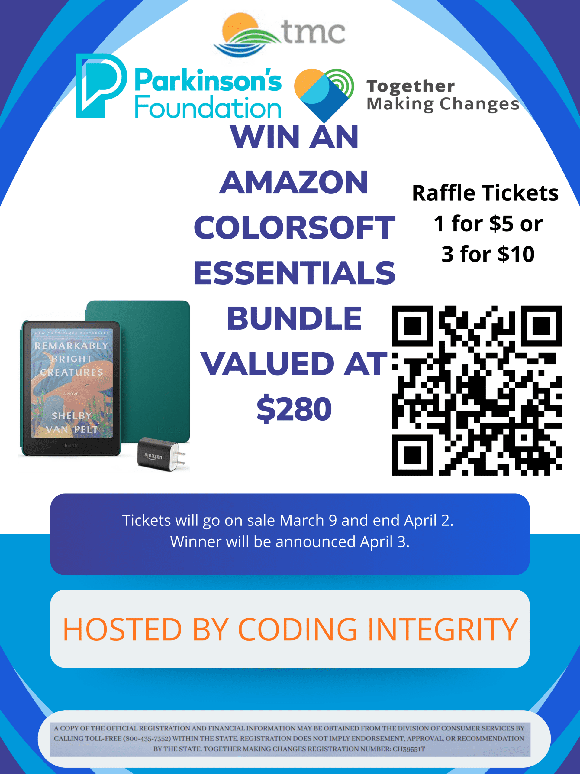 Coding Integrity Raffle – Kindle Colorsoft